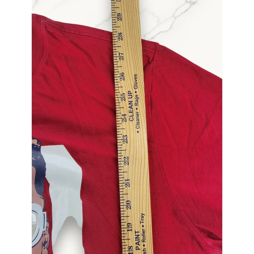 Jordan Brand Spike Lee T-Shirt Mens XL Red 40 Acres BK NY Brooklyn Graphic Tee